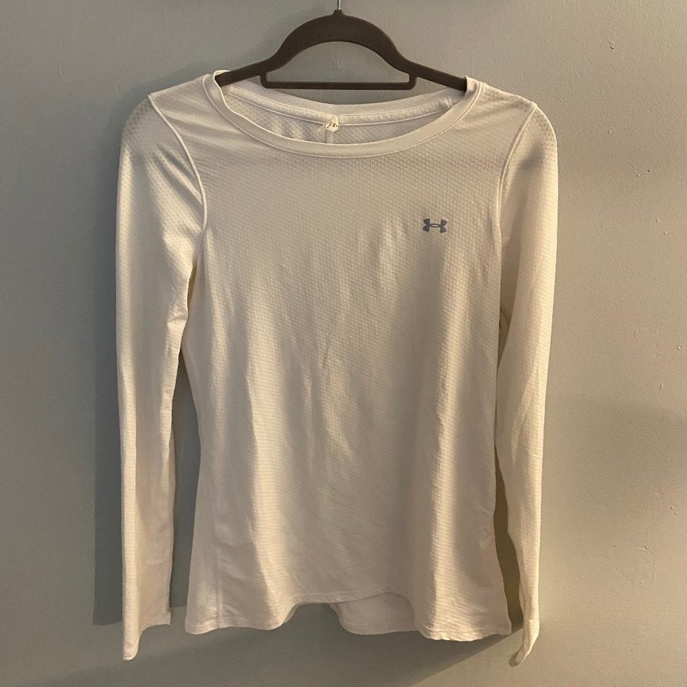 UNDER ARMOUR White Longsleeve (S)